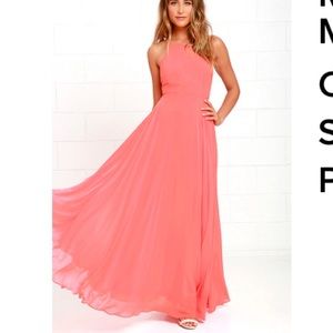 Pink Cross Back Maxi